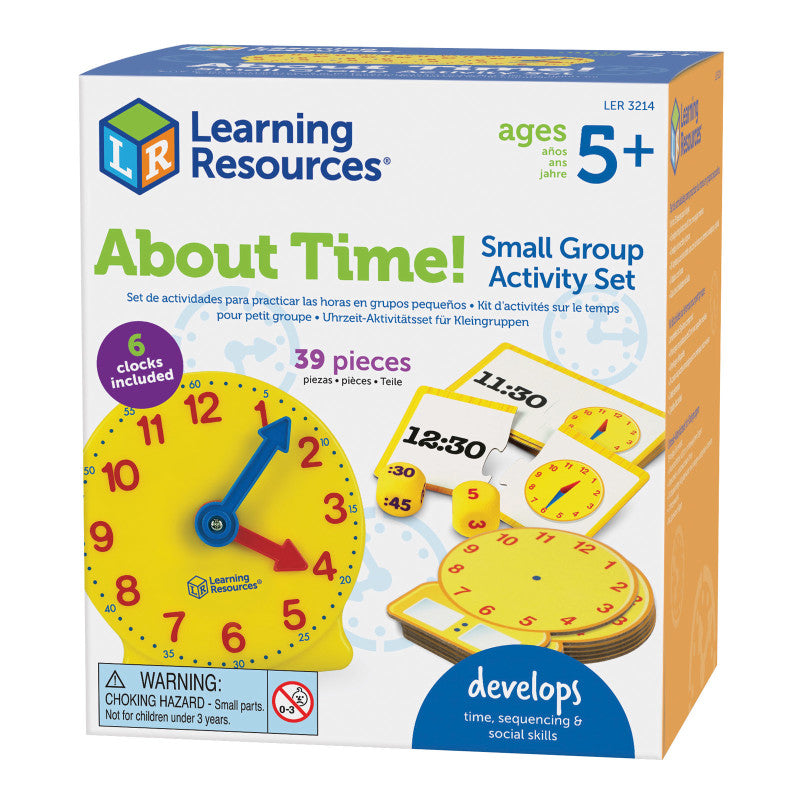 LEARNING RESOURCES - About Time! Small Group Activity Set