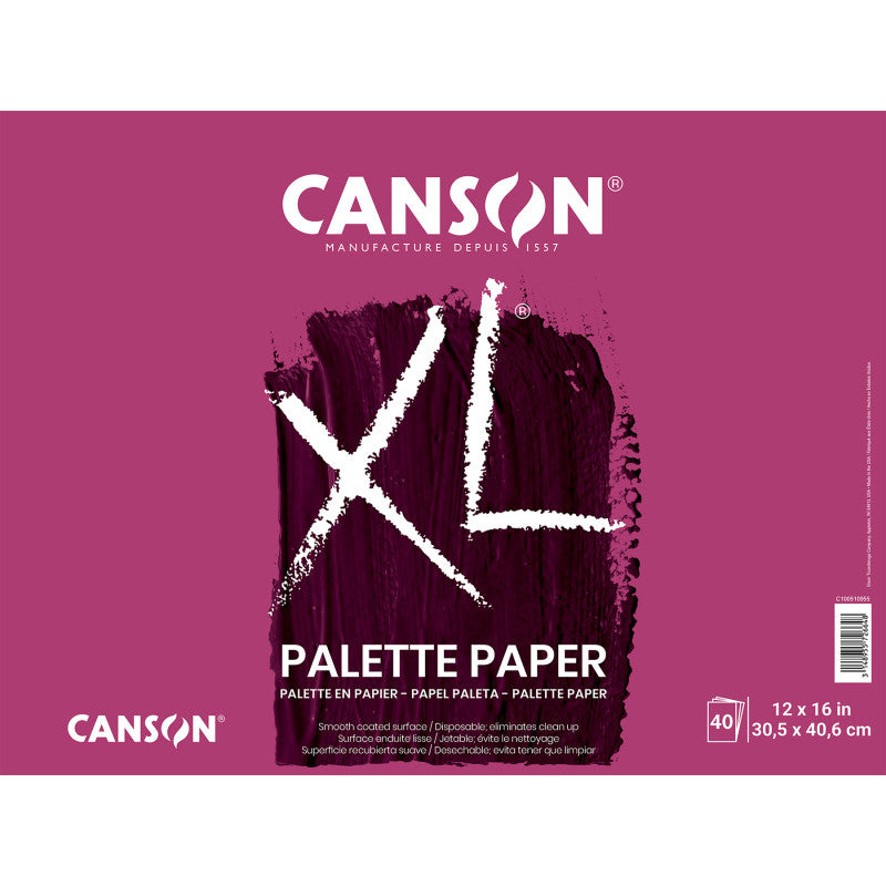 XL Series Palette Pad, Foldover Binding, 40 Sheet, 12x16 inch, 1 Count