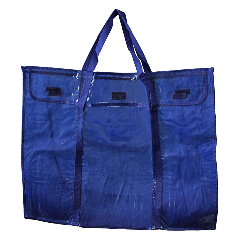 CARSON DELLOSA EDUCATION - Deluxe Bulletin Board Storage Bag, Clear/Blue, 30" x 24"