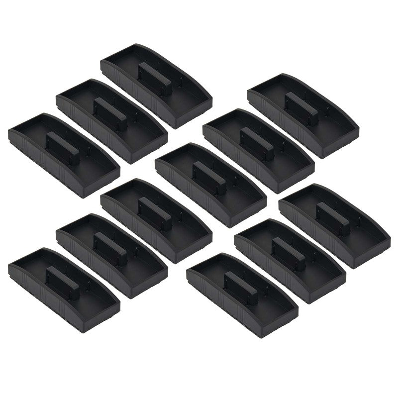 CHARLES LEONARD - Magnetic Whiteboard Eraser, Storage for 2 Markers, Pack of 12