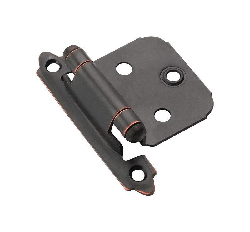 AMEROCK - Amerock 1-13/16 in. W X 2-3/4 in. L Oil Rubbed Bronze Steel Variable Hinge 10 pk