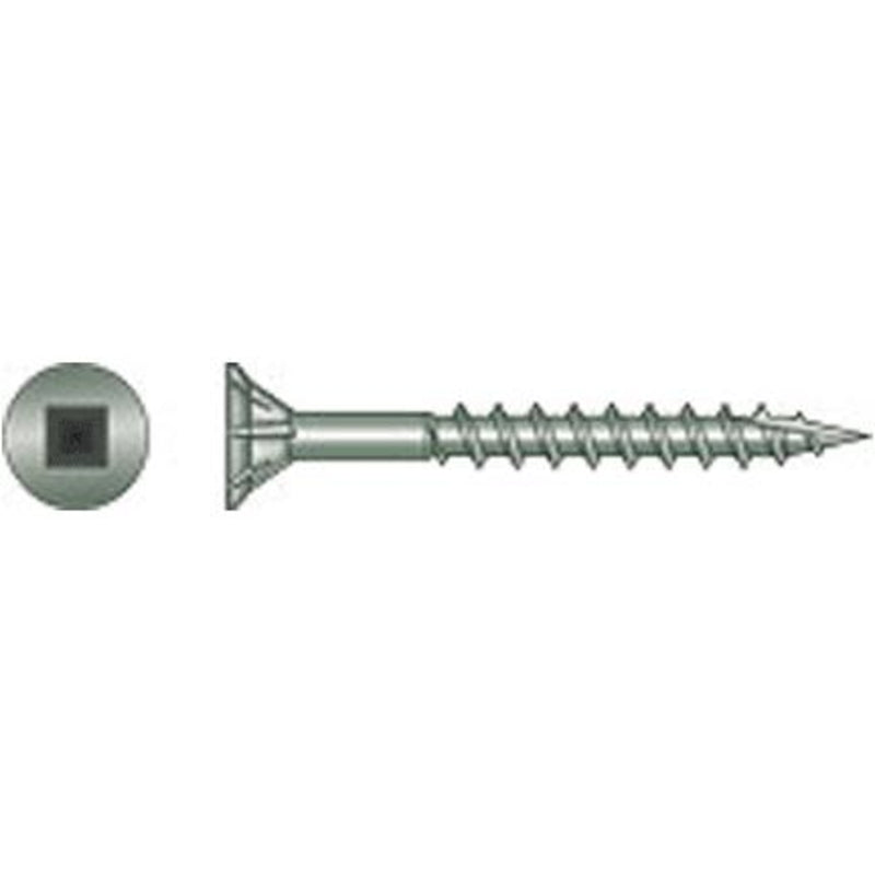 SIMPSON STRONG TIE - Simpson Strong-Tie No. 9 X 1-5/8 in. L Square Galvanized Cement Board Screws 1500 pk