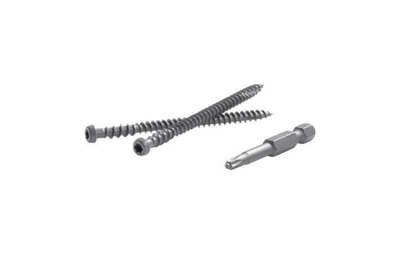 FASTENMASTER - FastenMaster TrapEase No. 20 X 2-1/2 in. L Lava Rock Torx Ttap Star Head Composite Deck Screws 350 p