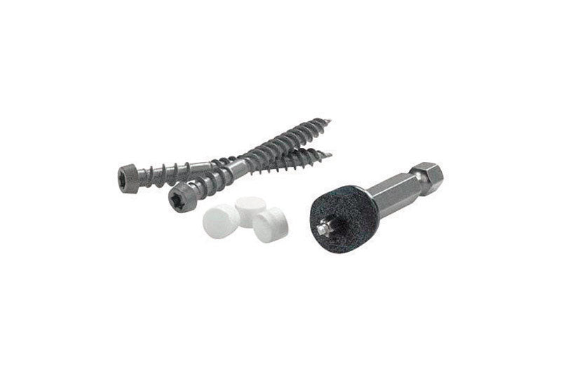 FASTENMASTER - FastenMaster Cortex 2-3/4 in. L Square Trim Head Deck Screws and Plugs Kit 1 pk [FMCTXT234-KM50S]