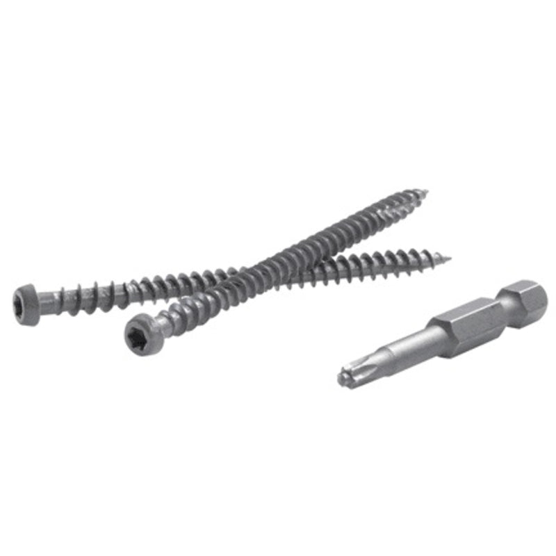 FASTENMASTER - FastenMaster TrapEase No. 20 X 2-1/2 in. L Island Mist Torx Ttap Star Head Composite Deck Screws 105