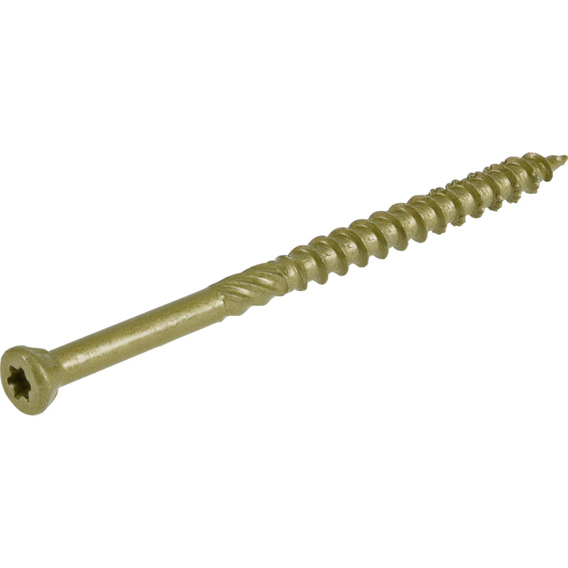 HILLMAN - Hillman Power Pro No. 8 X 2-1/2 in. L Star Bronze Ceramic Trim Screws 1 lb 128 pk