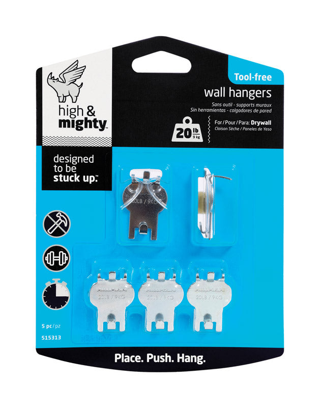 HILLMAN - Hillman High & Mighty Picture Hanger 20 lb 5 pk - Case of 4