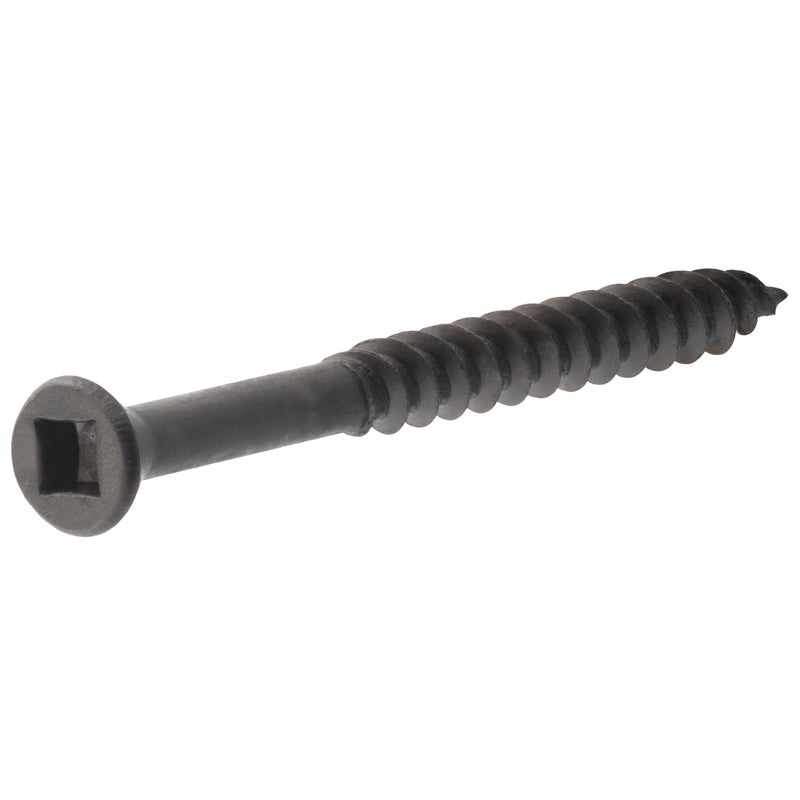 HILLMAN - Hillman No. 6 X 1-5/8 in. L Square Black Phosphate Trim Screws 75 pk