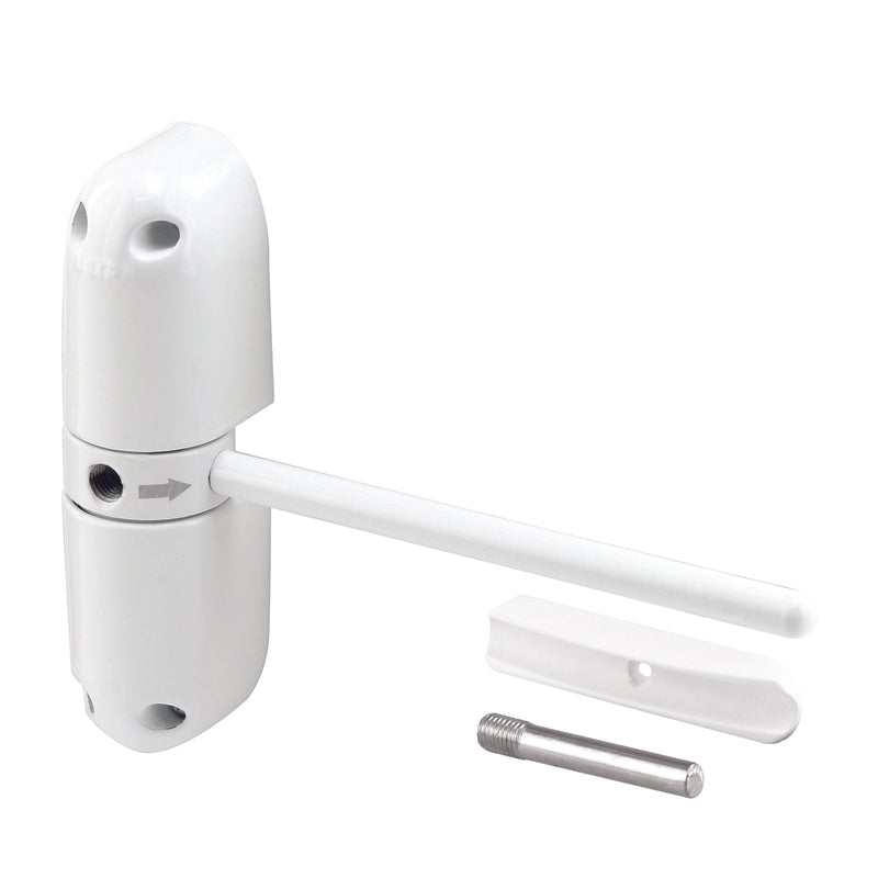 PRIME-LINE - Prime-Line Zinc-Plated White Steel Hydraulic Door Closer