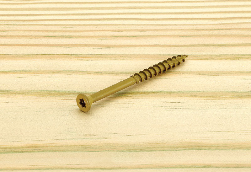 STARBORN - Starborn Deckfast No. 8 X 2 in. L Tan Star Flat Head Deck Screws 500 pk