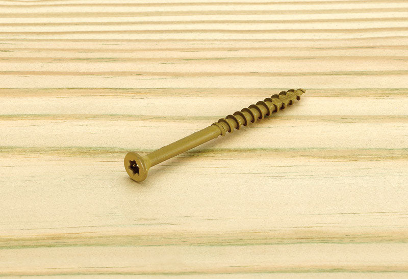 STARBORN - Starborn Deckfast No. 9 X 3 in. L Tan Star Flat Head Deck Screws 75 pk