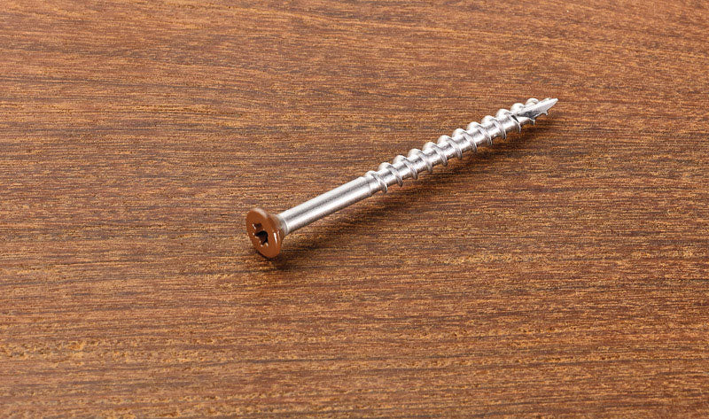 STARBORN - Starborn Headcote No. 10 X 2-1/2 in. L Brown Star Flat Head Deck Screws 350 pk