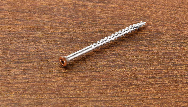 STARBORN - Starborn Headcote No. 8 X 2-1/2 in. L Brown Star Trim Head Deck Screws 350 pk