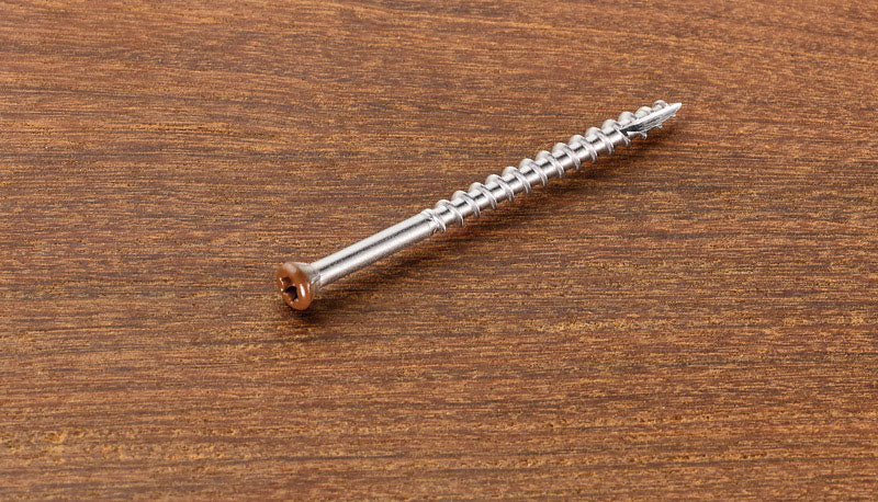 STARBORN - Starborn Headcote No. 7 X 1-5/8 in. L Brown Star Trim Head Deck Screws 100 pk