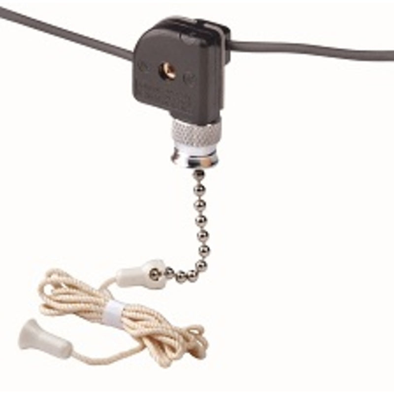 LEVITON - Leviton Nickel Pull Chain Switch