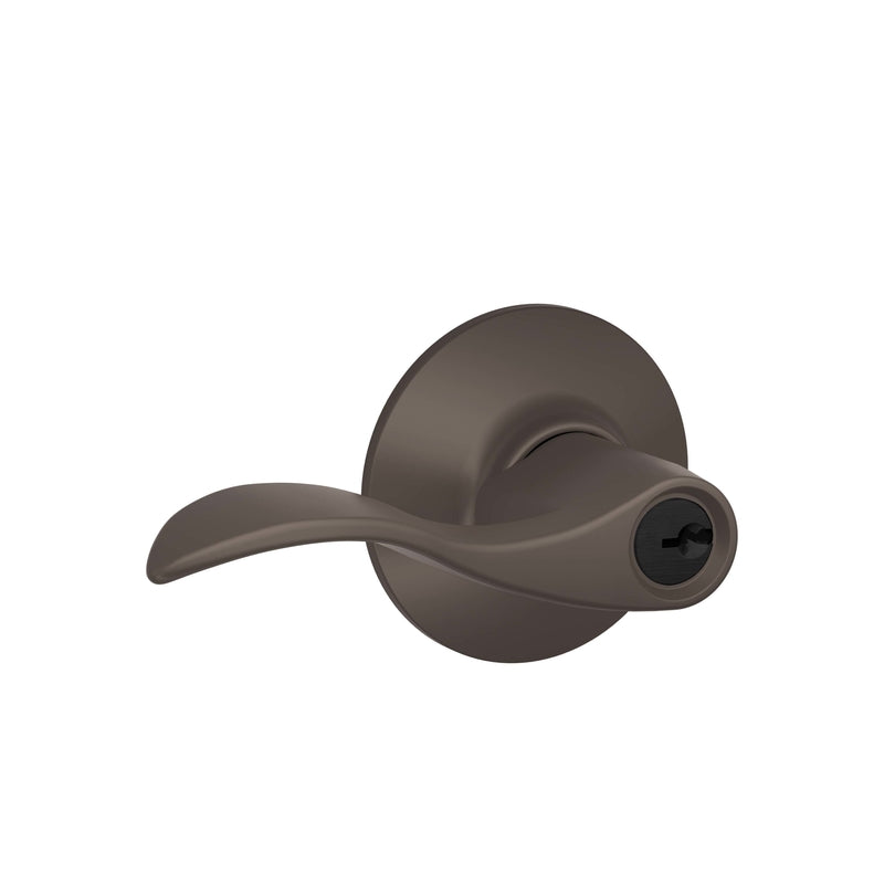 SCHLAGE - Schlage Accent Oil Rubbed Bronze Entry Lever KA4 1-3/4 in.