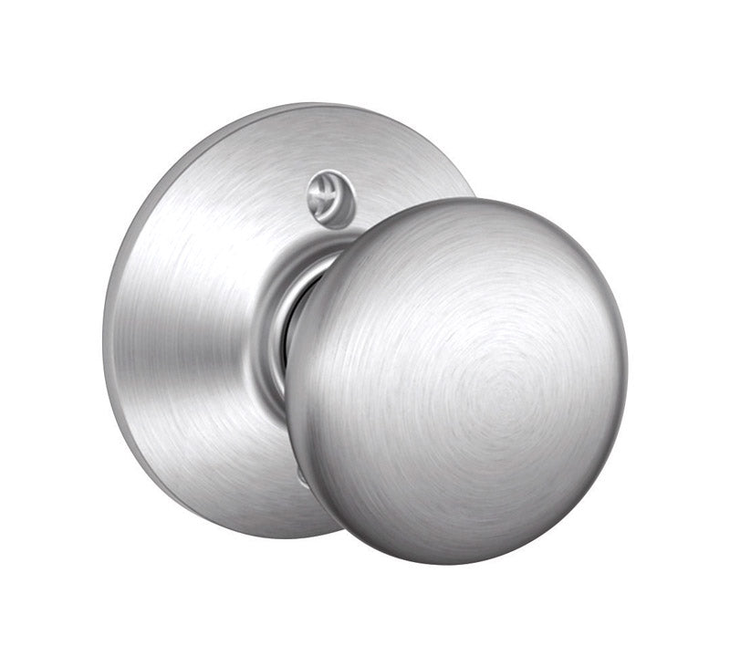 SCHLAGE - Schlage Plymouth Satin Chrome Dummy Knob Right or Left Handed