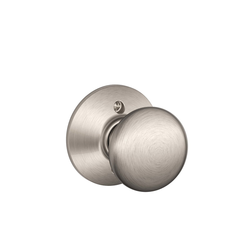 SCHLAGE - Schlage Plymouth Satin Nickel Dummy Knob Right or Left Handed