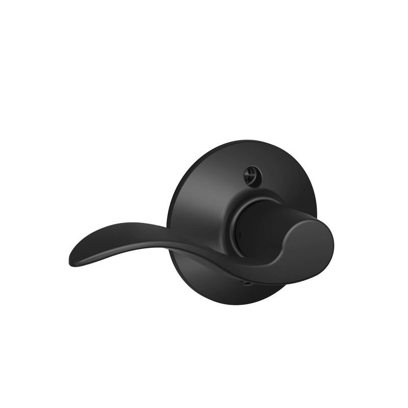 SCHLAGE - Schlage Accent Matte Black Dummy Lever Left Handed