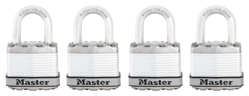MASTER LOCK - Master Lock 1-3/4 in. W Stainless Steel Ball Bearing Locking Padlock Keyed Alike
