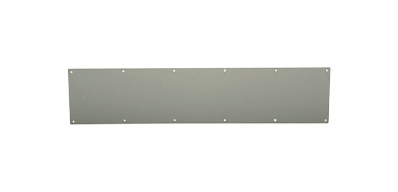 IVES - Ives Satin Gray Stainless Steel Push Plate 1 pc