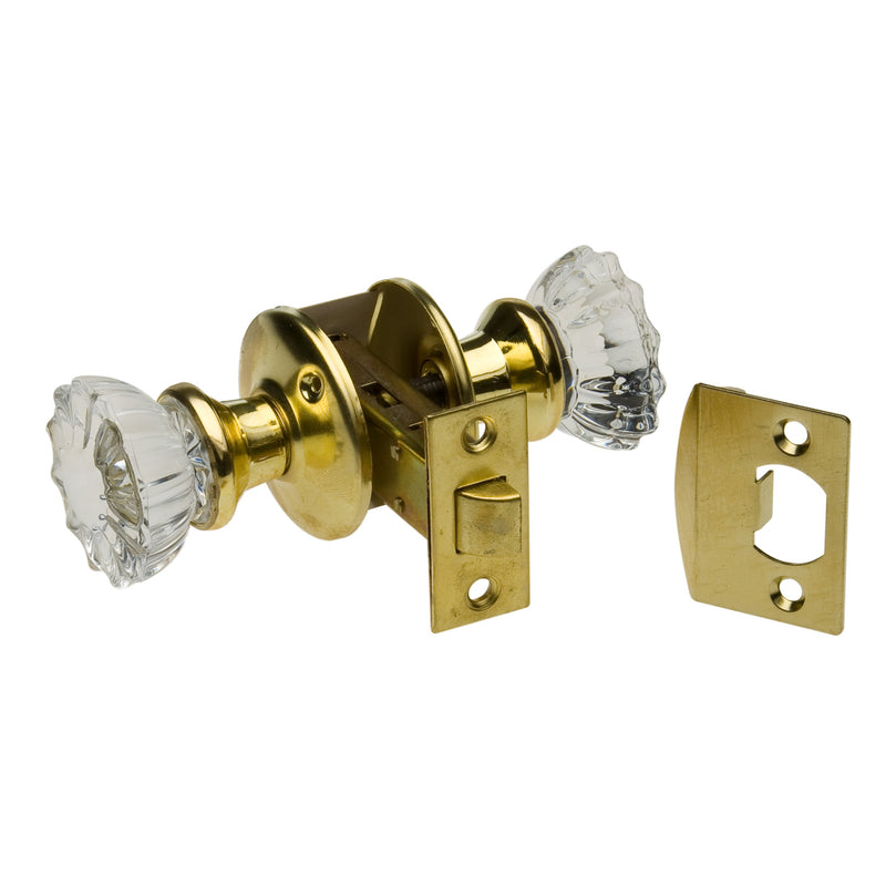 KABA ILCO - Kaba Ilco Crystal Bright Brass Mortise Lockset - Case of 5