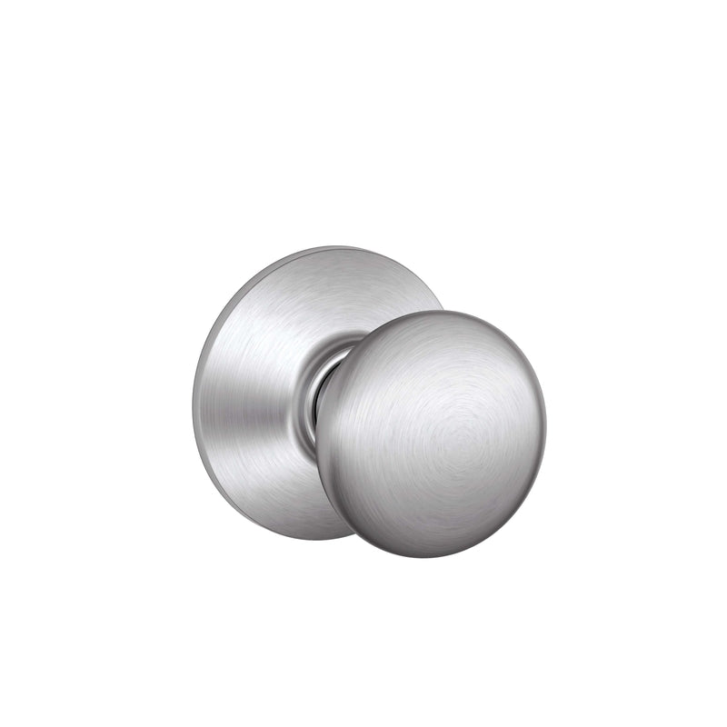 SCHLAGE - Schlage Plymouth Satin Chrome Passage Door Knob Right or Left Handed