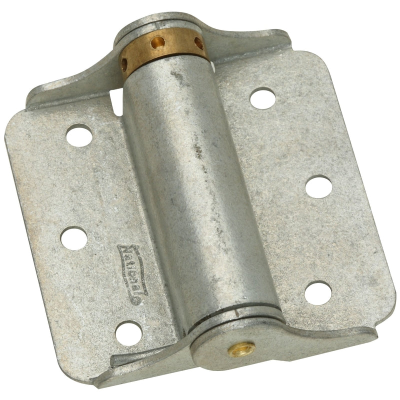 NATIONAL HARDWARE - National Hardware 3 in. L Galvanized Silver Steel Spring Hinge 2 pk