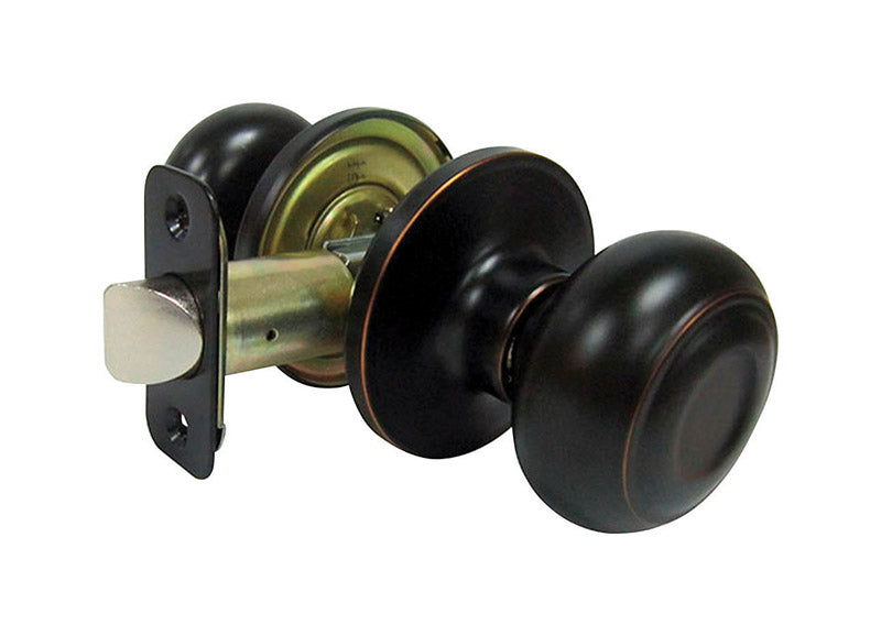 FAULTLESS - Faultless Fancy Mushroom Polished Brass Passage Door Knob Right Handed