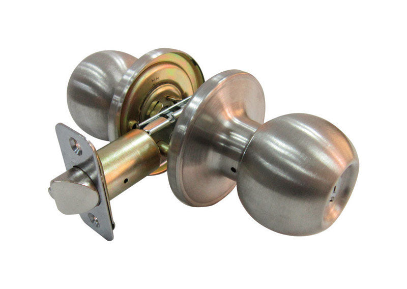 FAULTLESS - Faultless Ball Satin Entry Knobs Right Handed