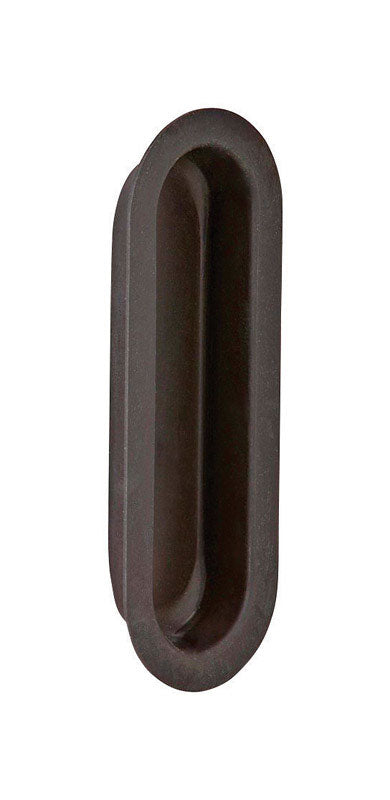 IVES - Ives 3-9/16 in. L Oil Rubbed Bronze Brass Flush Pull