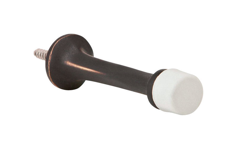 IVES - Ives 3-3/16 in. W X 7/8 in. L Aluminum Oil Rubbed Bronze Door Stop Mounts to wall