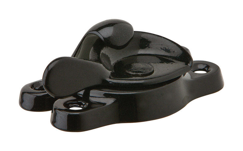 IVES - Ives Black Aluminum Window Lock 1 pk