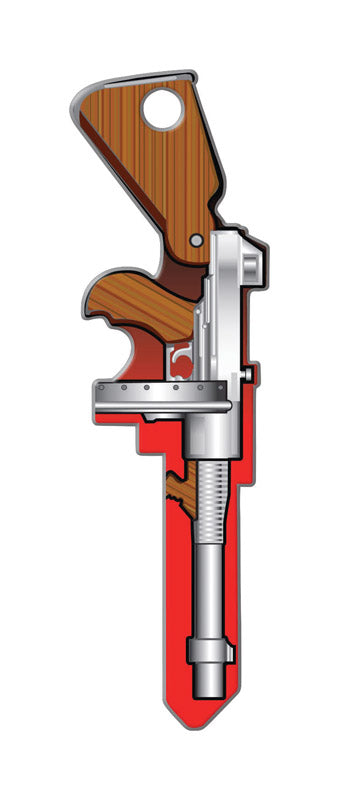 LUCKY LINE - Lucky Line Key Shapes Tommy Gun House Key Blank Double For Schlage SC1 - Case of 5