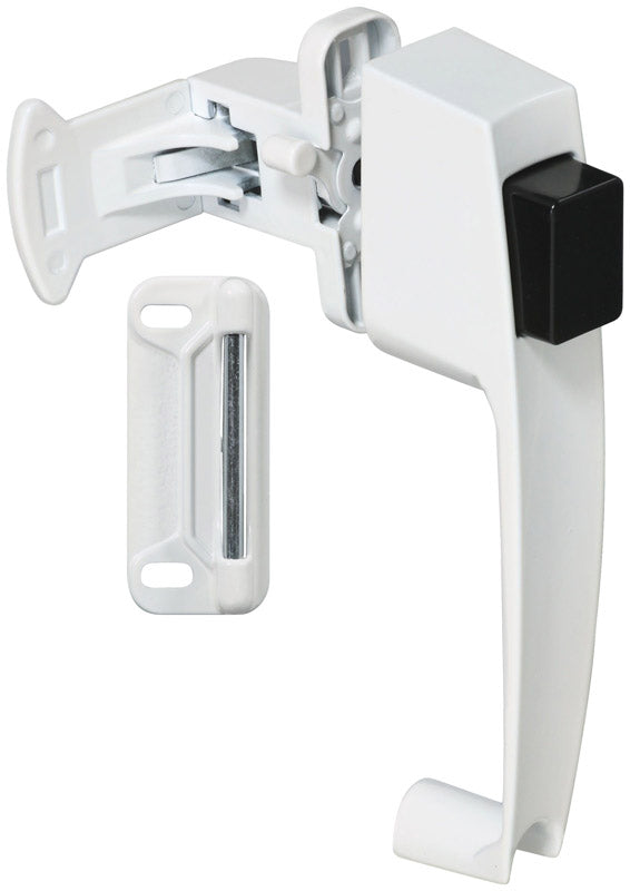 NATIONAL HARDWARE - National Hardware White Zinc Push Button Latch 1 p
