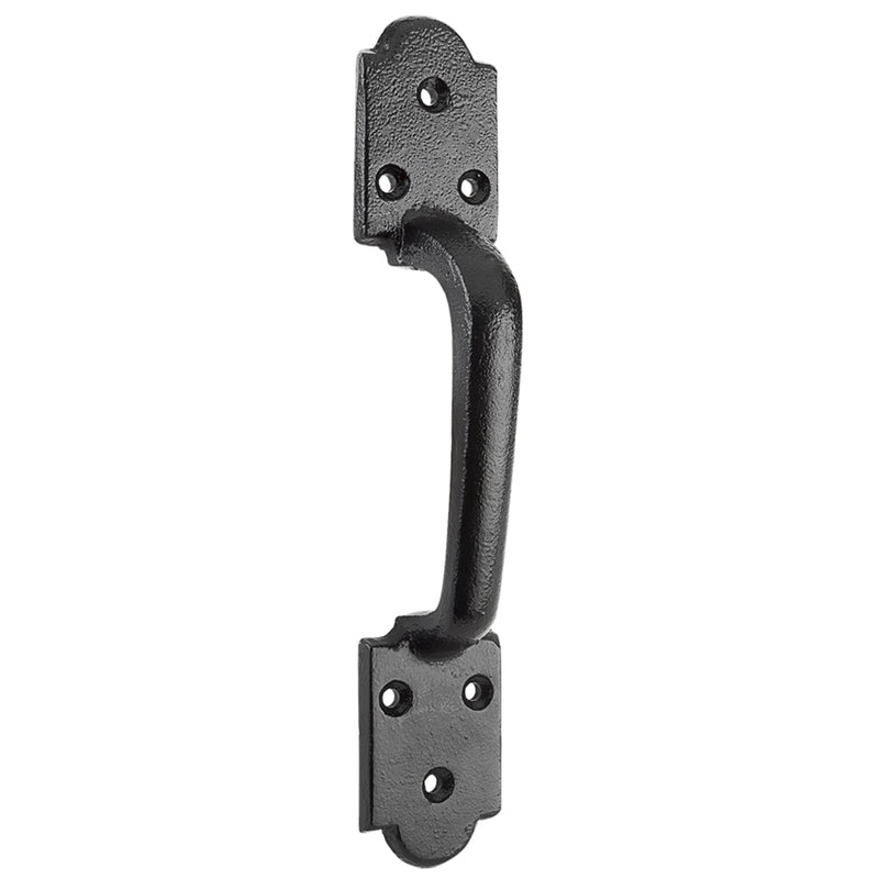 NATIONAL HARDWARE - National Hardware 8-1/2 in. L Black Steel Ornamental Gate Pull