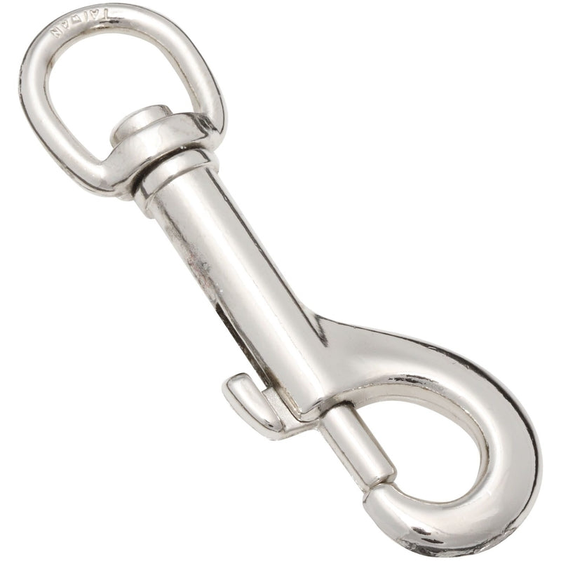 NATIONAL HARDWARE - National Hardware 1/2 in. D X 3 in. L Nickel-Plated Zinc Bolt Snap 45 lb