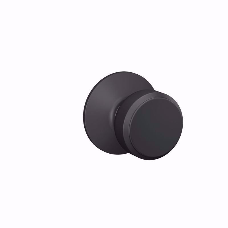 SCHLAGE - Schlage Bowery Matte Black Knob Right or Left Handed