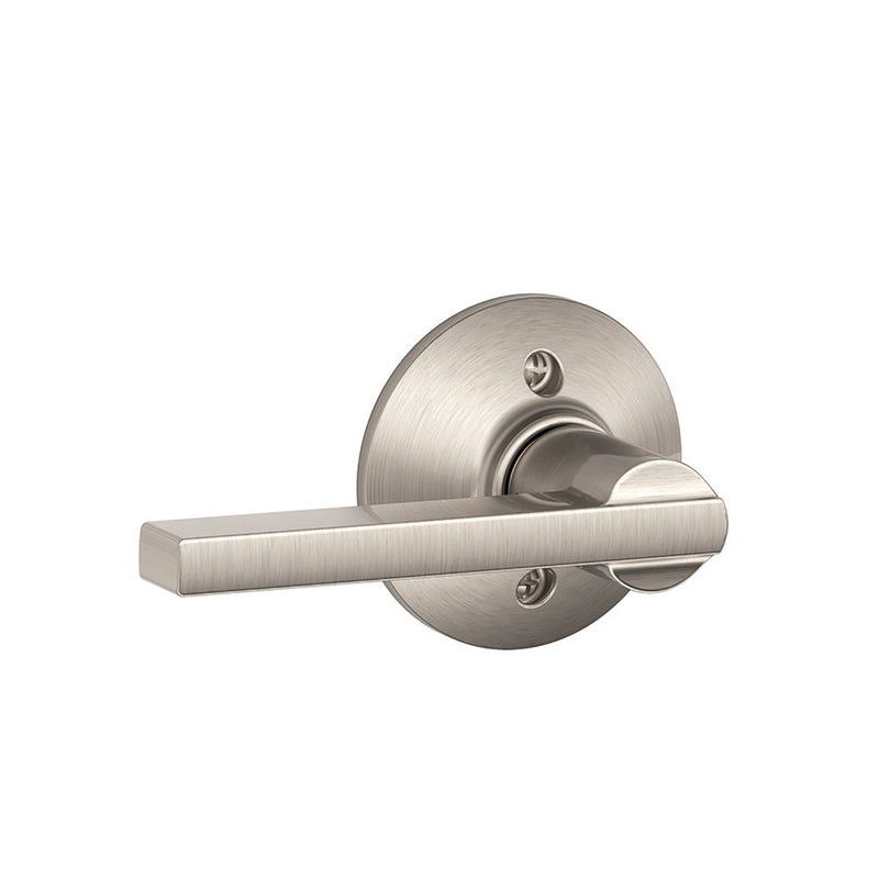 SCHLAGE - Schlage F Series Latitude Satin Nickel Dummy Lever Right or Left Handed