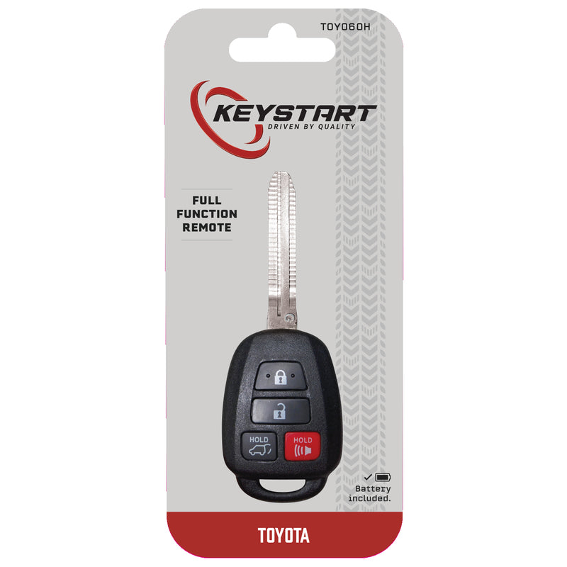 HILLMAN - KeyStart Renewal KitAdvanced Remote Automotive Replacement Key TOY060H Double For Toyota