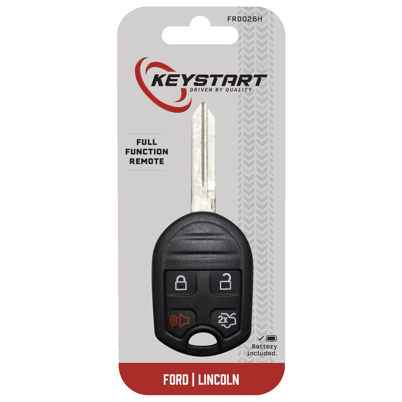 HILLMAN - KeyStart Renewal KitAdvanced Remote Automotive Replacement Key FRD026H Double For Ford