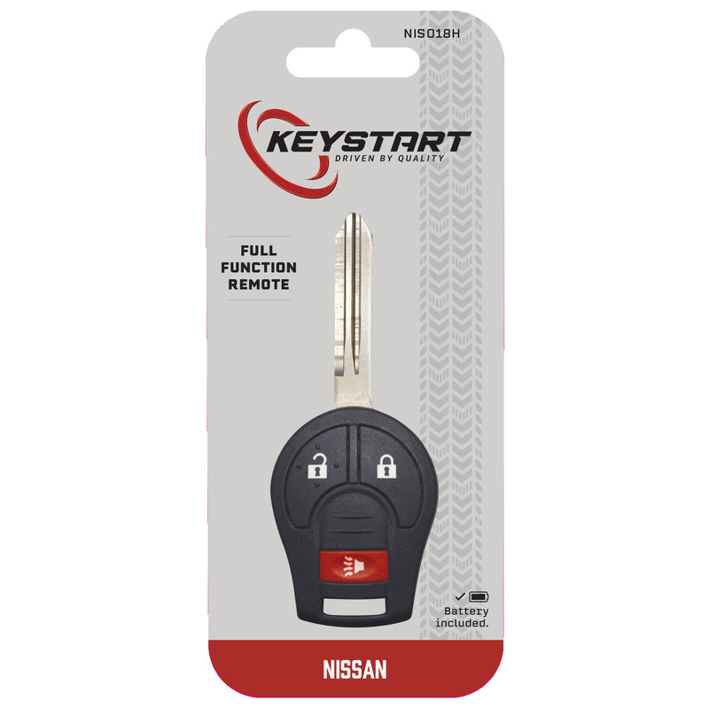 HILLMAN - KeyStart Renewal KitAdvanced Remote Automotive Replacement Key NIS018H Double For Nissan Infiniti