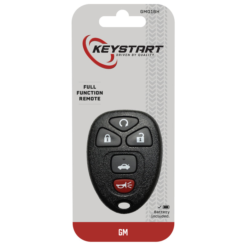 HILLMAN - KeyStart Renewal KitAdvanced Remote Automotive Replacement Key GM016H Double For GM