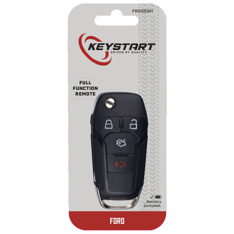 HILLMAN - KeyStart Renewal KitAdvanced Remote Automotive Replacement Key FRD059H Double For Ford