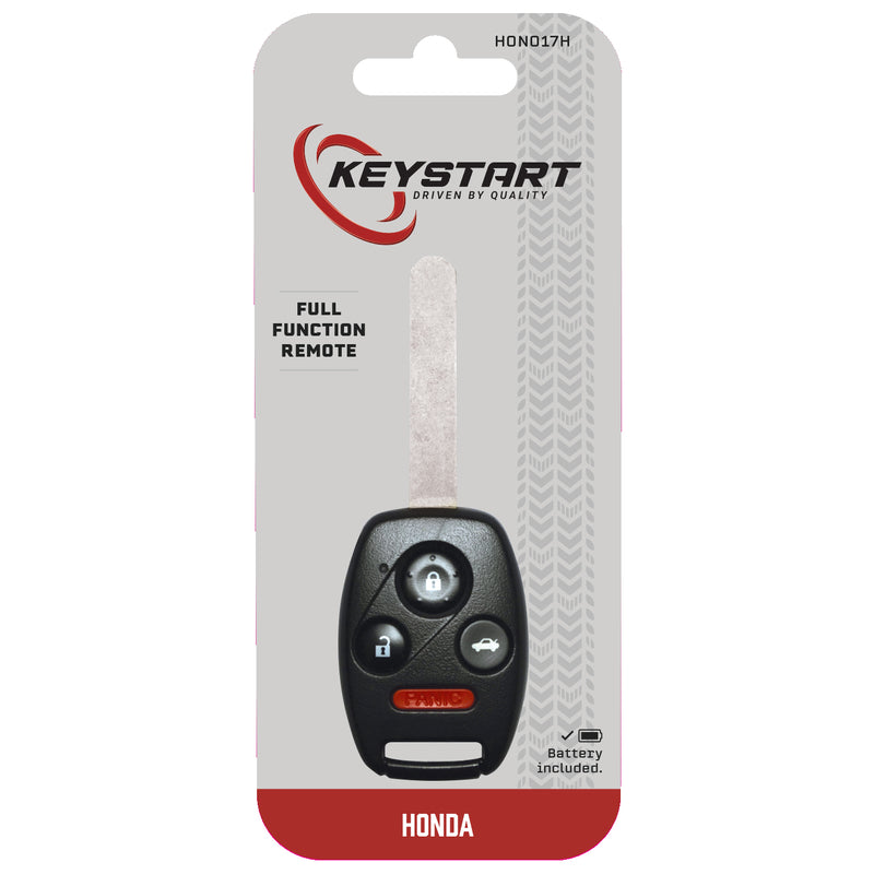 HILLMAN - KeyStart Renewal KitAdvanced Remote Automotive Replacement Key HON017H Double For Honda