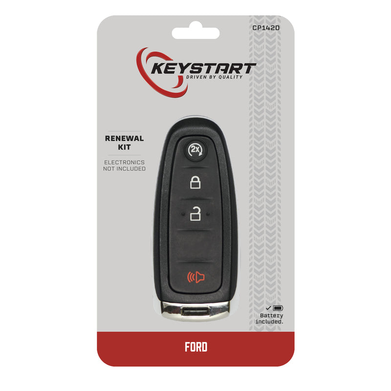 HILLMAN - KeyStart Renewal KitAdvanced Remote Automotive Replacement Key CP142 Double For Ford