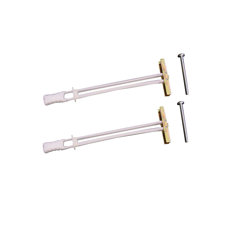 EASY TRACK - Easy Track 4 in. L Chrome Closet Toggle Bolt 2 pk