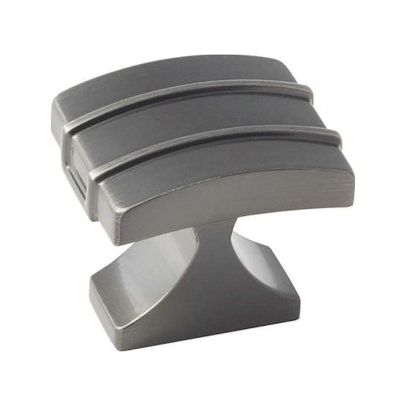 AMEROCK - Amerock Davenport Square Cabinet Knob 1-3/8 in. Gunmetal 1 pk