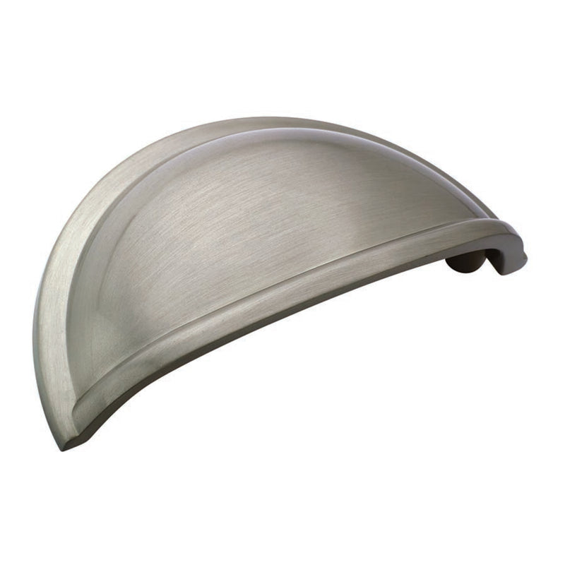 AMEROCK - Amerock Cup Pull Revitalize Cabinet Pull Cup 3 in. Satin Nickel 5 pk