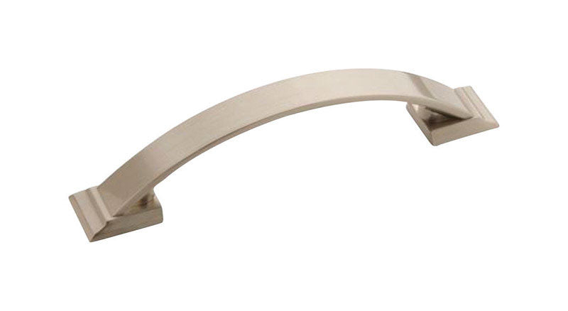 AMEROCK - Amerock Candler Cabinet Pull 3-3/4 in. Satin Nickel 1 pk